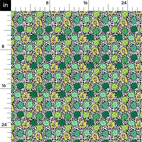 St. Patrick's Day Printed Liverpool Bullet Textured Stretch Solid Strip Thick Knit Jersey Fabric