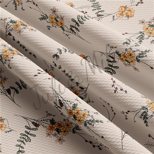 Floral Printed Liverpool 4 Way Fabric Floral71 & Get a Free $89.99 Embroidery Bundle