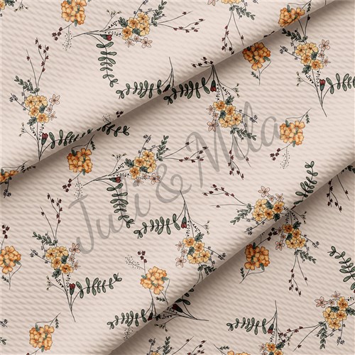 Floral Printed Liverpool 4 Way Fabric Floral71 & Get a Free $89.99 Embroidery Bundle
