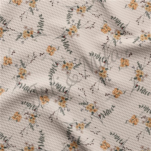 Floral Printed Liverpool 4 Way Fabric Floral71 & Get a Free $89.99 Embroidery Bundle