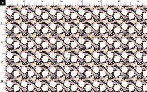 Ghost Printed Liverpool Bullet Textured Stretch Solid Strip Thick Knit Jersey Fabric