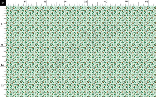 St Patrick's Printed Liverpool Bullet Textured Stretch Solid Strip Thick Knit Jersey Fabric