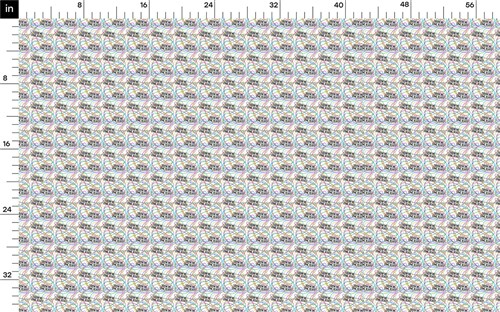 Mardi Gras Printed Liverpool Fabric AA1847 & Get a Free $89.99 Embroidery Bundle