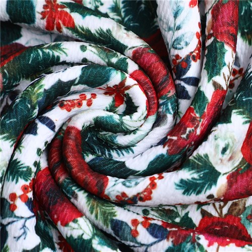 Printed Floral Liverpool Bow Floral Christmas AC6 & Get a Free $89.99 Embroidery Bundle