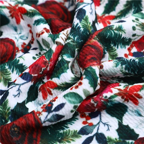 Printed Floral Liverpool Bow Floral Christmas AC6 & Get a Free $89.99 Embroidery Bundle