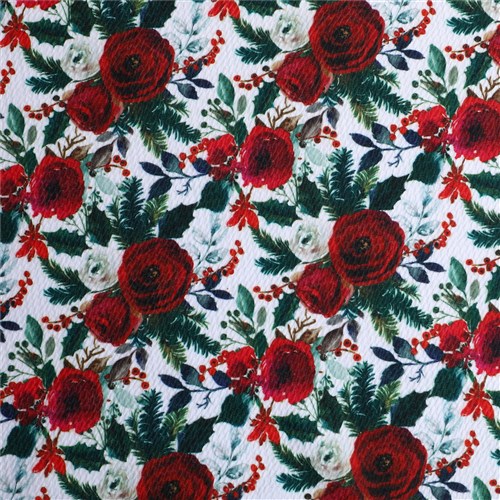 Printed Floral Liverpool Bow Floral Christmas AC6 & Get a Free $89.99 Embroidery Bundle