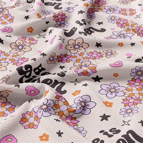 Easter Liverpool Bullet Textured Stretch Solid Strip Thick Knit Jersey Fabric