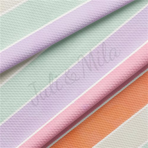 Liverpool Bullet Textured Stretch Solid Strip Thick Knit Jersey Fabric