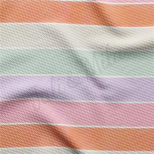 Liverpool Bullet Textured Stretch Solid Strip Thick Knit Jersey Fabric