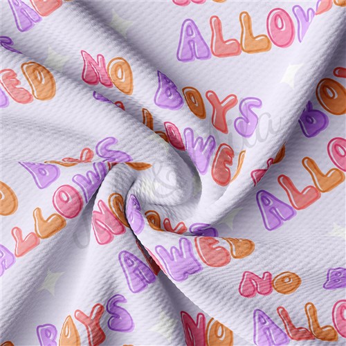 Valentine's Day Printed Liverpool Bullet Textured Stretch Solid Strip Thick Knit Jersey Fabric
