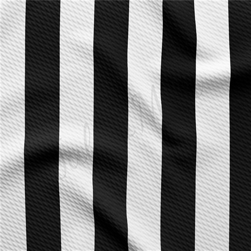 Printed Liverpool Bullet Textured Stretch Solid Strip Thick Knit Jersey Fabric