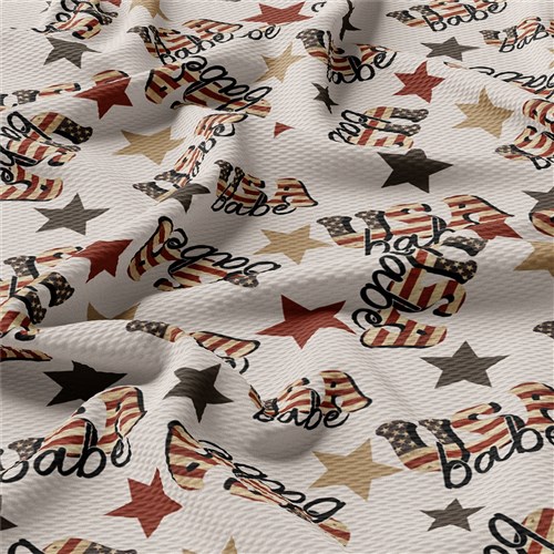 Printed Liverpool Bullet Textured Stretch Solid Strip Thick Knit Jersey Fabric