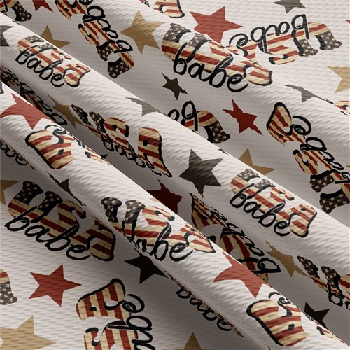 Printed Liverpool Bullet Textured Stretch Solid Strip Thick Knit Jersey Fabric