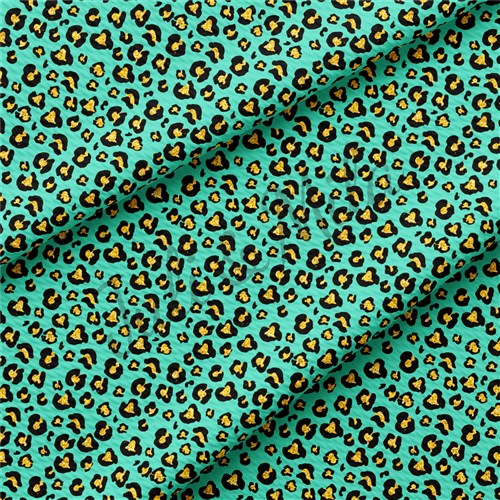 Cheetah Leopard AA157 TBP102 Liverpool Bullet Textured Stretch Solid Strip Thick Knit Jersey Fabric