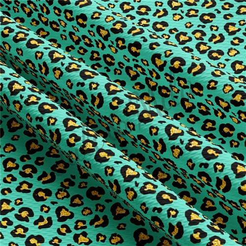 Cheetah Leopard AA157 TBP102 Liverpool Bullet Textured Stretch Solid Strip Thick Knit Jersey Fabric