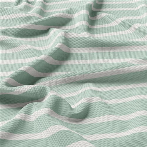 Liverpool Bullet Textured Stretch Solid Strip Thick Knit Jersey Fabric