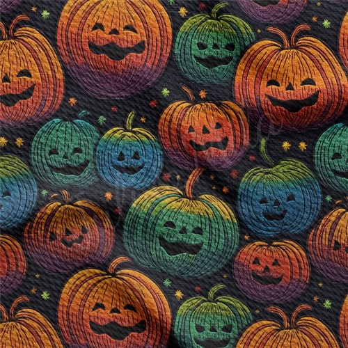 Autumn Fall Halloween Printed Liverpool Fabric AA1816 & Get a Free $89.99 Embroidery Bundle