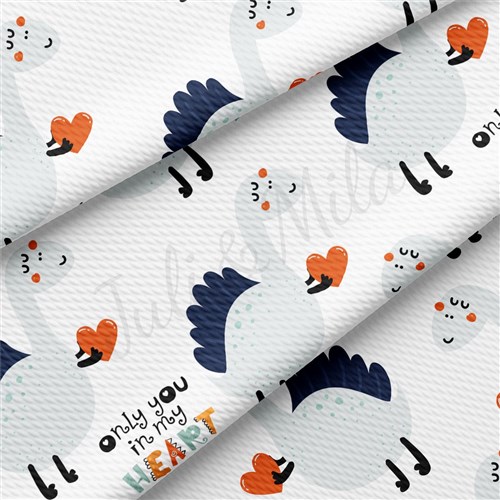 Only in My Heart Dino Liverpool Bullet Textured Stretch Solid Strip Thick Knit Jersey Fabric