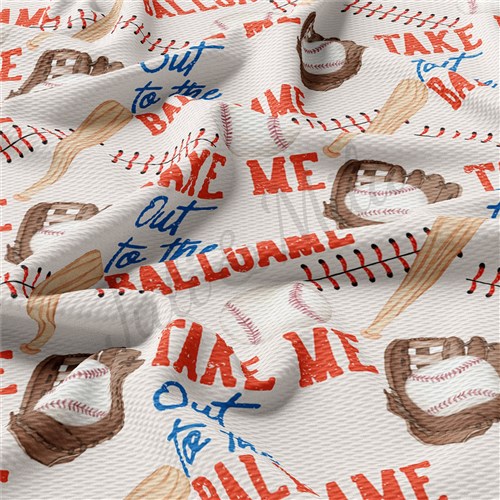 Take me out to the ball game Liverpool Bullet Textured Stretch Solid Strip Thick Knit Jersey Fabric