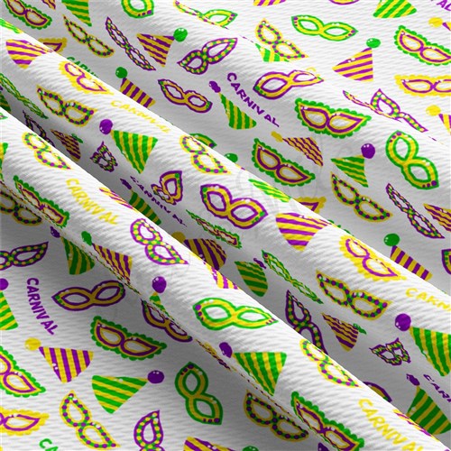 Mardi Gras AA2356 Liverpool Bullet Textured Stretch Solid Strip Thick Knit Jersey Fabric