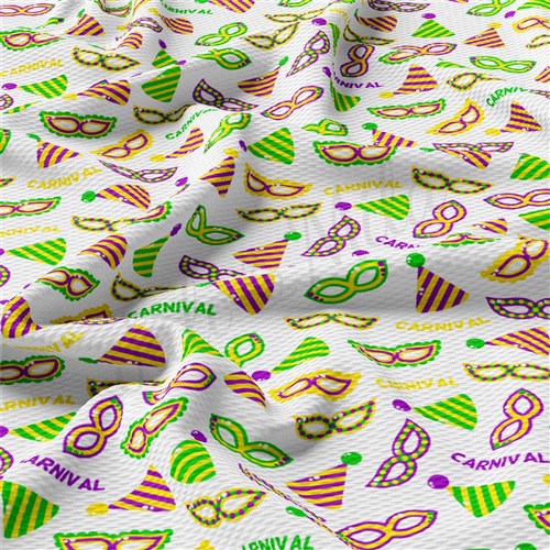 Mardi Gras AA2356 Liverpool Bullet Textured Stretch Solid Strip Thick Knit Jersey Fabric