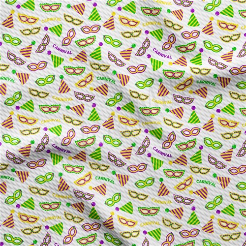 Mardi Gras AA2356 Liverpool Bullet Textured Stretch Solid Strip Thick Knit Jersey Fabric