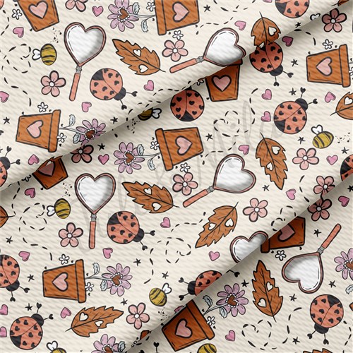 Valentine's Day Printed Liverpool Bullet Textured Stretch Solid Strip Thick Knit Jersey Fabric