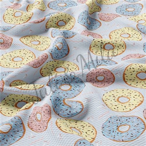 Printed Liverpool Fabric (Donuts2) & Get a Free $89.99 Embroidery Bundle