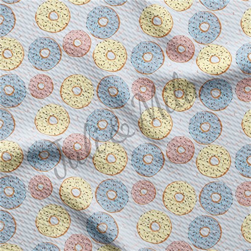 Printed Liverpool Fabric (Donuts2) & Get a Free $89.99 Embroidery Bundle