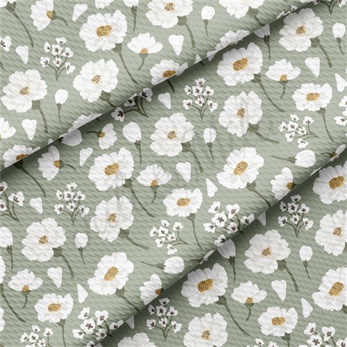Floral Printed Liverpool Bullet Textured Stretch Solid Strip Thick Knit Jersey Fabric
