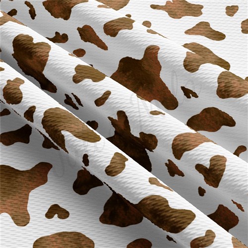 Cow Spots Printed Liverpool Fabric AA1958 spots & Get a Free $89.99 Embroidery Bundle