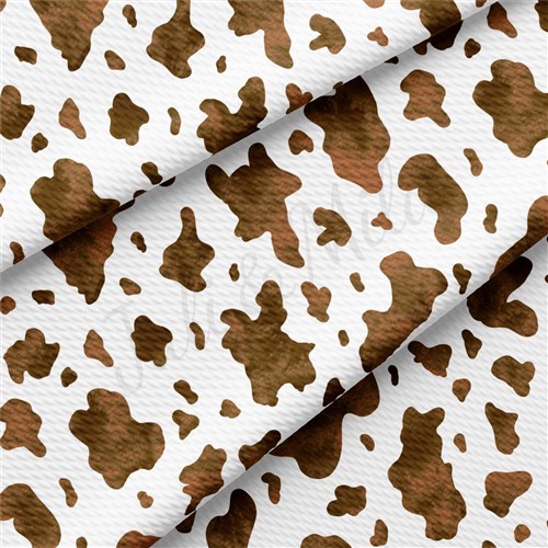 Cow Spots Printed Liverpool Fabric AA1958 spots & Get a Free $89.99 Embroidery Bundle