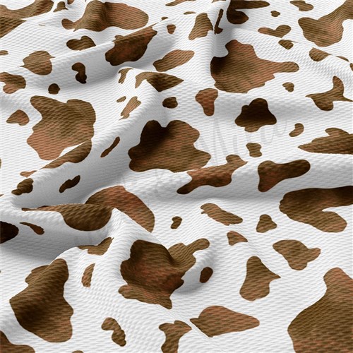 Cow Spots Printed Liverpool Fabric AA1958 spots & Get a Free $89.99 Embroidery Bundle