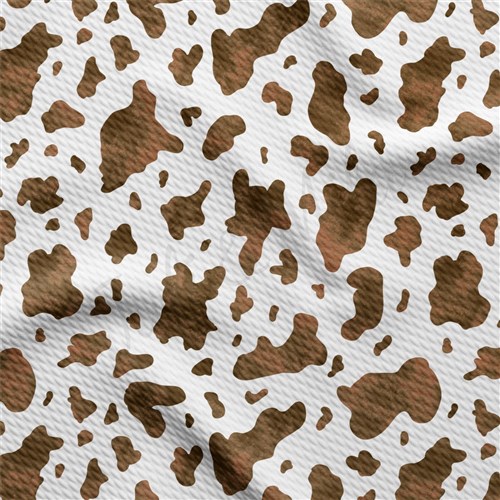 Cow Spots Printed Liverpool Fabric AA1958 spots & Get a Free $89.99 Embroidery Bundle