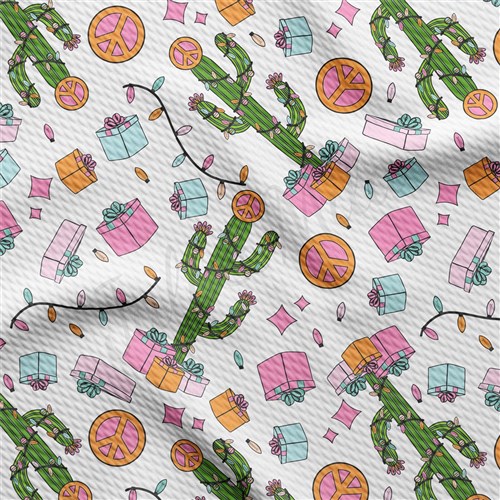 Christmas Printed Liverpool Fabric farm AA1857 & Get a Free $89.99 Embroidery Bundle