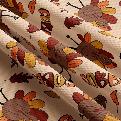 Thanksgiving Turkey Autumn Fall Autumn Fall Halloween Printed Liverpool AA1942 & Get a Free $89.99 Embroidery Bundle