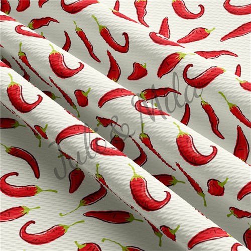 Chili Printed Liverpool 4 Way Fabric Bow & Get a Free $89.99 Embroidery Bundle