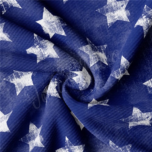 Distressed Stars Patriotic 4th of July Liverpool Stretch PT94 & Get a Free $89.99 Embroidery Bundle