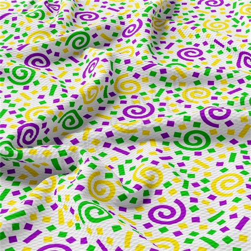 Mardi Gras AA2353 Liverpool Bullet Textured Stretch Solid Strip Thick Knit Jersey Fabric