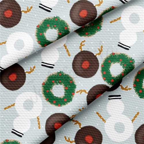 Christmas Printed Liverpool Fabric AA2153 & Get a Free $89.99 Embroidery Bundle