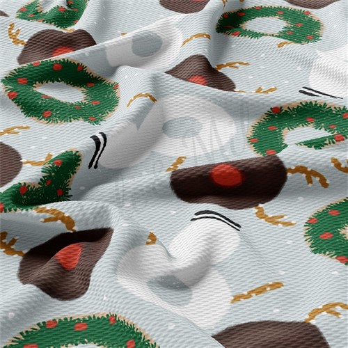 Christmas Printed Liverpool Fabric AA2153 & Get a Free $89.99 Embroidery Bundle