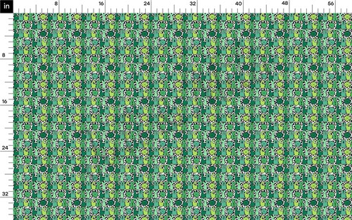 St. Patrick's Day Printed Liverpool Bullet Textured Stretch Solid Strip Thick Knit Jersey Fabric