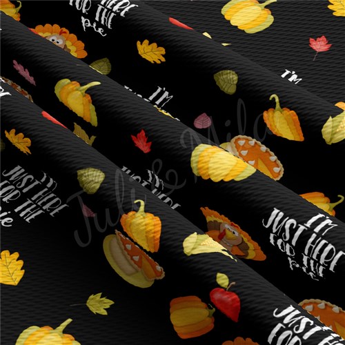 Thanksgiving Printed Liverpool Bullet Textured Stretch Solid Strip Thick Knit Jersey Fabric