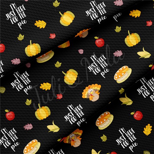 Thanksgiving Printed Liverpool Bullet Textured Stretch Solid Strip Thick Knit Jersey Fabric