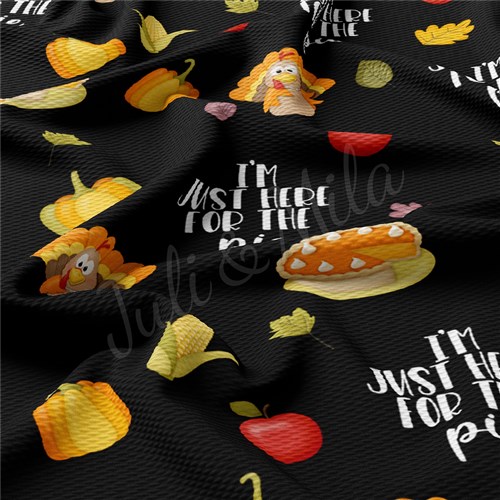 Thanksgiving Printed Liverpool Bullet Textured Stretch Solid Strip Thick Knit Jersey Fabric