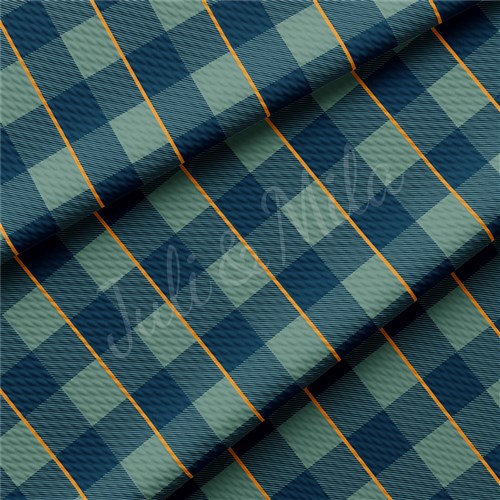 Printed Liverpool 4 Way Fabric Plaid AA262 & Get a Free $89.99 Embroidery Bundle