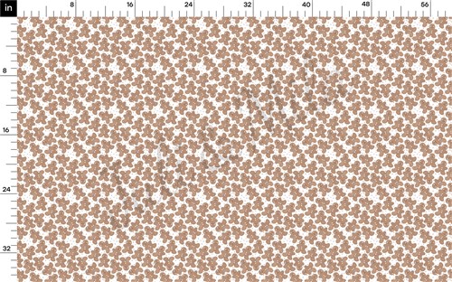 Gingerbread Christmas Liverpool Bullet Textured Stretch Solid Strip Thick Knit Jersey Fabric
