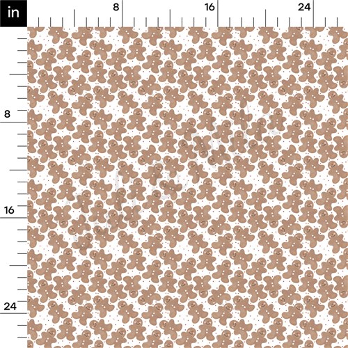 Gingerbread Christmas Liverpool Bullet Textured Stretch Solid Strip Thick Knit Jersey Fabric