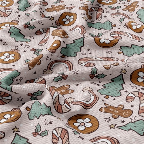 Christmas Printed Liverpool Fabric AA2091 & Get a Free $89.99 Embroidery Bundle