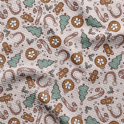 Christmas Printed Liverpool Fabric AA2091 & Get a Free $89.99 Embroidery Bundle